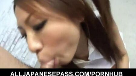 Японку ебут двое