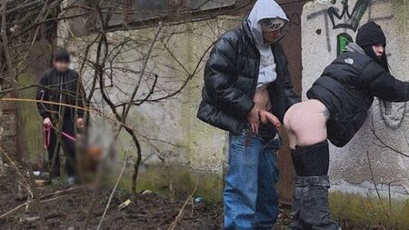 На природе