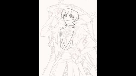 【Speedpaint IbisPaintX】Ｓｃａｒａｍｏｕｃｈｅ [] Genshin Impact by bbebbeat