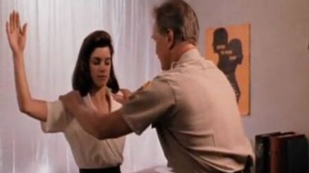 Cynthia Gibb clip from Death Warrant