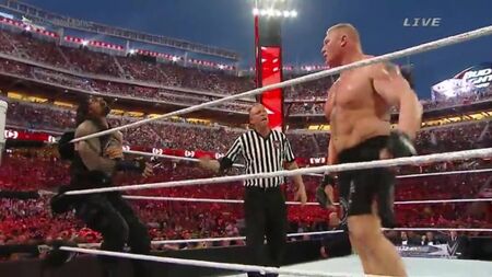|WM| Брок Леснар против Романа Рейнса - Рестлмания 31