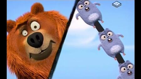 Гризли и лемминги (Гриззи и лемминги) - Серия 35-37 - Сборник на русском! [mult-karapuz.com]