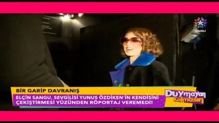 Elçin Sangu Sevgilisi Yunus Özdikenin Kendisini Çekiştirmesi Yüzünden Röportaj Veremedi ( 480 X 854 )