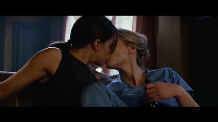 Michelle Rodriguez Hot Lesbian kissing scene in NEMESI (4K ULTRA HD)