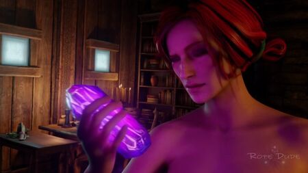 (Sound) Triss Merigold female solo bondage - The Awakening Part 1 [The Wicther 3;Porn;Hentai;R34;Sex;Blender;порно;ведьмак;соло]