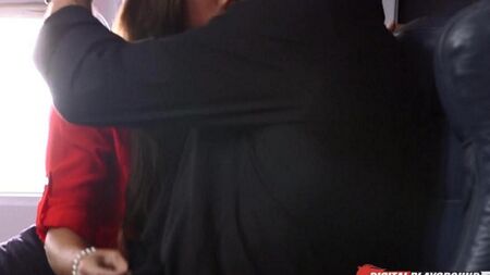 Сделал куннилингус стюардессе