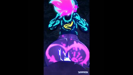 League of Legends KDA Akali by Derpixon R34 Rule34 LoL K_DA