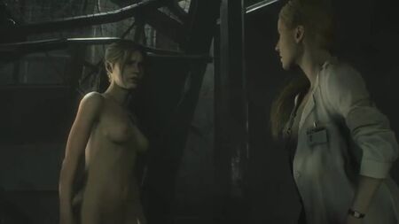 Resident Evil 2: Remake — Claire Redfield — Nude Mod — All Scenes