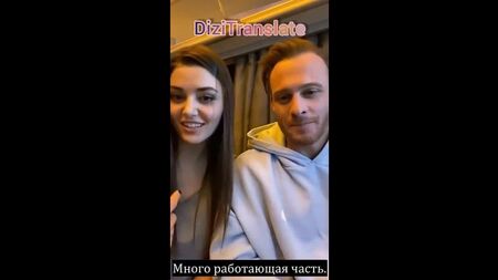 [Dizi Translate] Ханде Эрчел и Керем Бюрсин-Прямой эфир(27.03.2021)