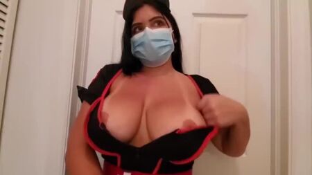 Big Booty Nurse helps patient relieve his chronic erection